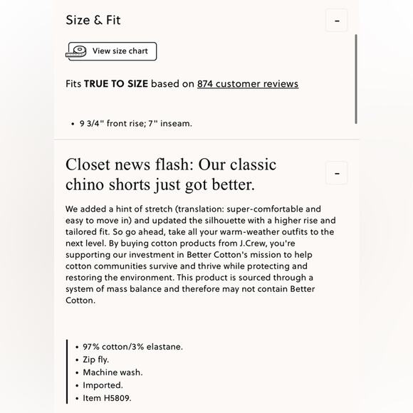 J.Crew 7" stretch chino short Storm Gray - Picture 3 of 4